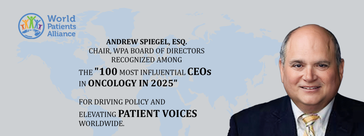 Andrew Spiegel, World Patients Alliance, Board Chair