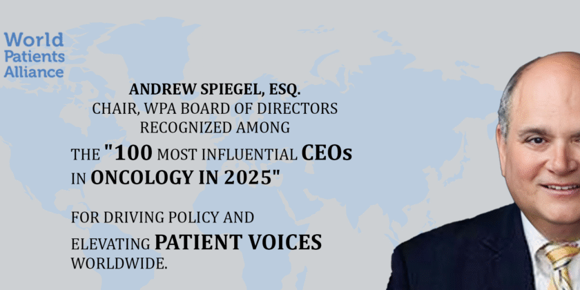 Andrew Spiegel, World Patients Alliance, Board Chair