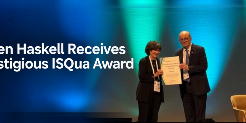 Helen Haskell Receives Prestigious ISQua Award