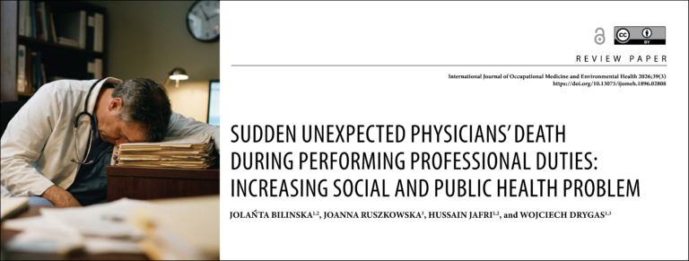 New Study Highlights Sudden Physician Deaths as a Patient Safety and Public Health Concern