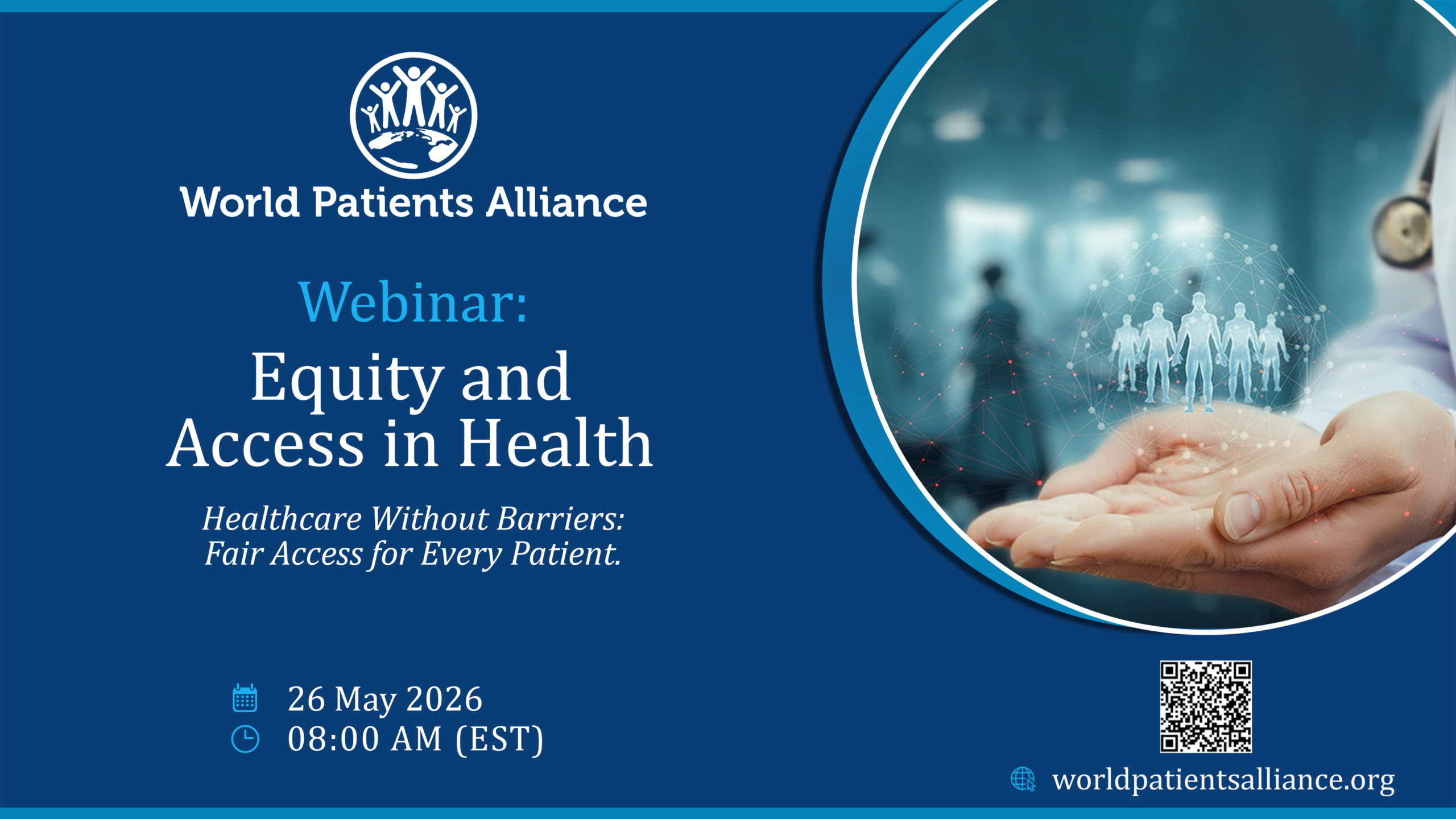 Webinar Equity and Access in Healthcare Healthcare without barriers: Fair access for every patient.