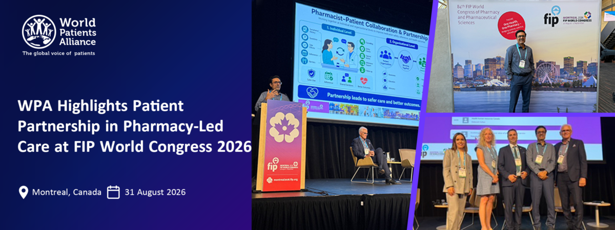 WPA Highlights Patient Partnership in Pharmacy-Led Care at FIP World Congress 2026