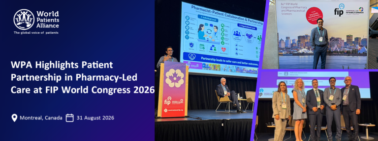 WPA Highlights Patient Partnership in Pharmacy-Led Care at FIP World Congress 2026